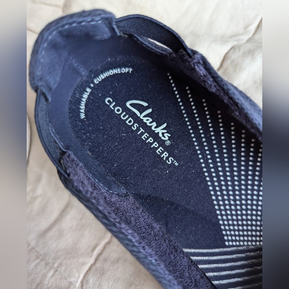 Clarks Cloud stepper Breeze Step II Dark Navy 10 and 9.5 - Picture 4 of 11